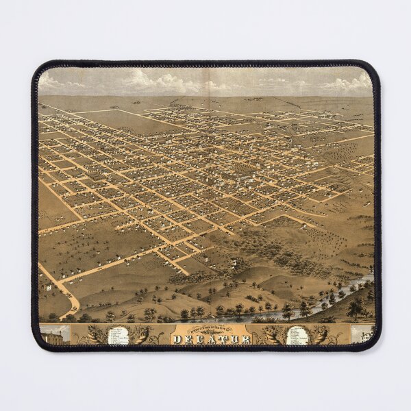 Item preview, Decatur, Illinois (1869) designed and sold by allhistory.