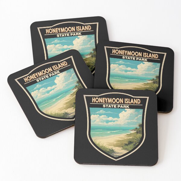 Item preview, Honeymoon Island State Park Florida Vintage Badge designed and sold by KrisSidDesigns.