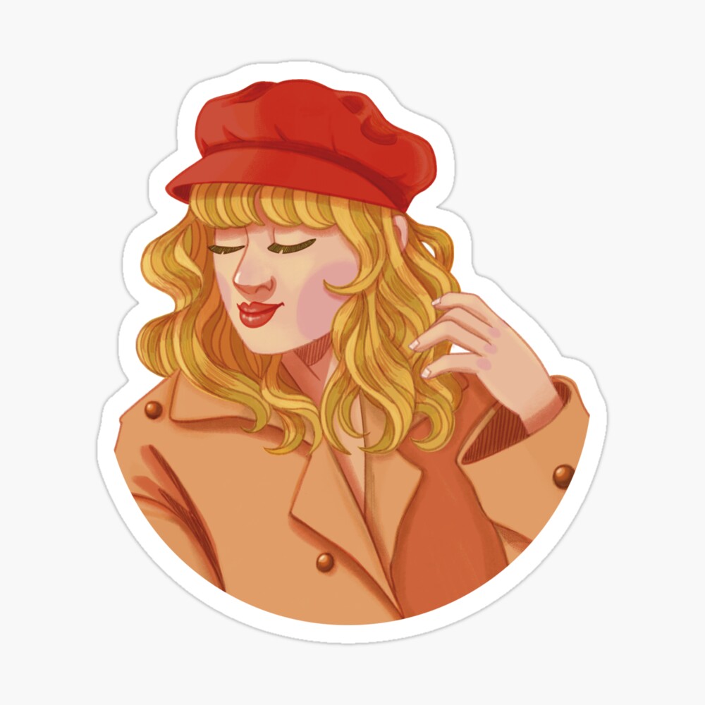 Taylor Swift Red (Taylor'S Version) Sticker - Woods Grove, Taylor Swift  Water Bottle Stickers