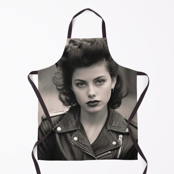 Item preview, Greaser Punk Girl in a Leather Jacket designed and sold by dcrc.