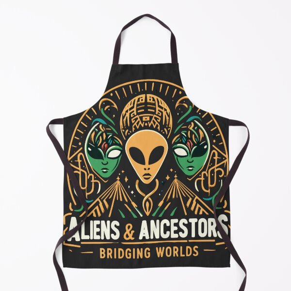 Aperçu de l'œuvre Aliens et ancêtres reliant les mondes créée et vendue par KitonicTees.