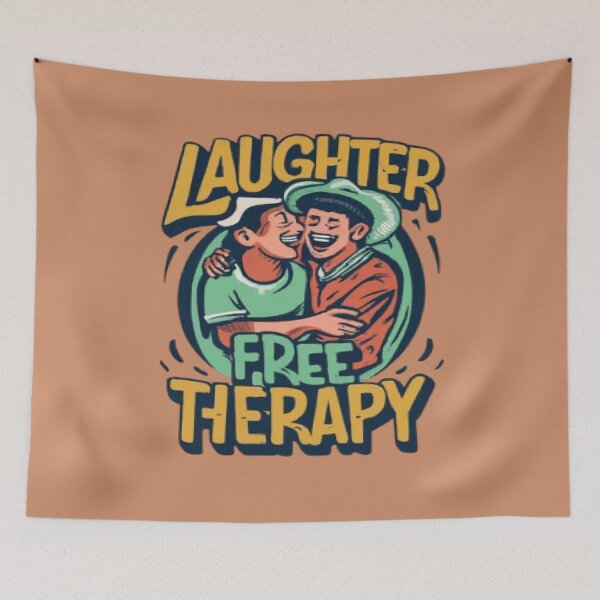 Item preview, Laughter Is Free Therapy designed and sold by UrbanGraphixs.