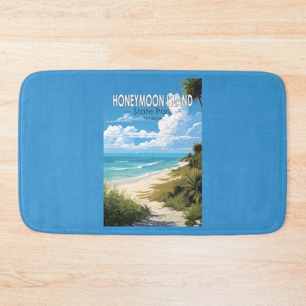 Item preview, Honeymoon Island State Park Florida Travel Art Vintage designed and sold by KrisSidDesigns.