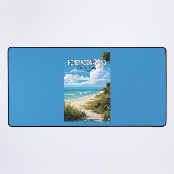 Item preview, Honeymoon Island State Park Florida Travel Art Vintage designed and sold by KrisSidDesigns.