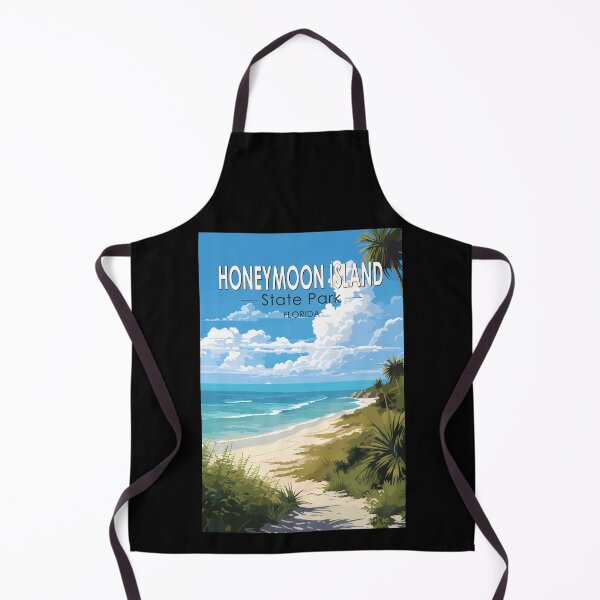Item preview, Honeymoon Island State Park Florida Travel Art Vintage designed and sold by KrisSidDesigns.