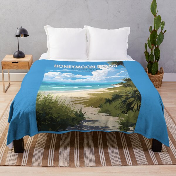 Item preview, Honeymoon Island State Park Florida Travel Art Vintage designed and sold by KrisSidDesigns.