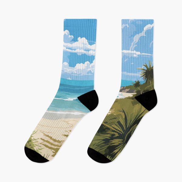 Item preview, Honeymoon Island State Park Florida Travel Art Vintage designed and sold by KrisSidDesigns.