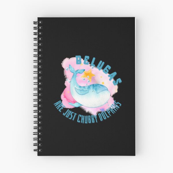 Item preview, Belugas Are Just Chubby Dolphins Illustration designed and sold by kuremureDesign.