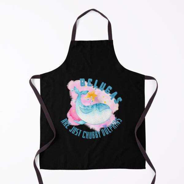 Item preview, Belugas Are Just Chubby Dolphins Illustration designed and sold by kuremureDesign.