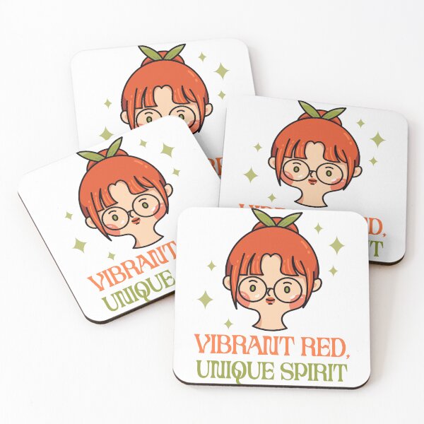 Item preview, Vibrant Redhead Sticker - Illustrated Typography Decal - Unique Red Hair Art - Custom Design for Redheads designed and sold by scstewars.