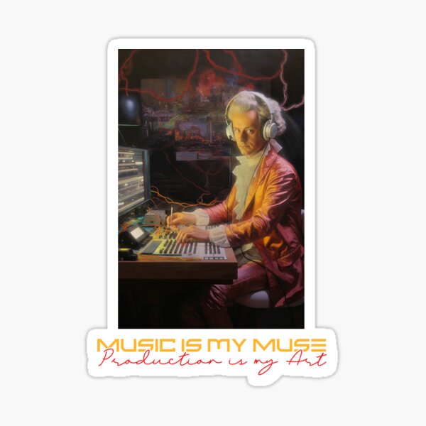Item preview, Music is My Muss, Production is My Art- Music Maker Design designed and sold by BusinessGiftt.