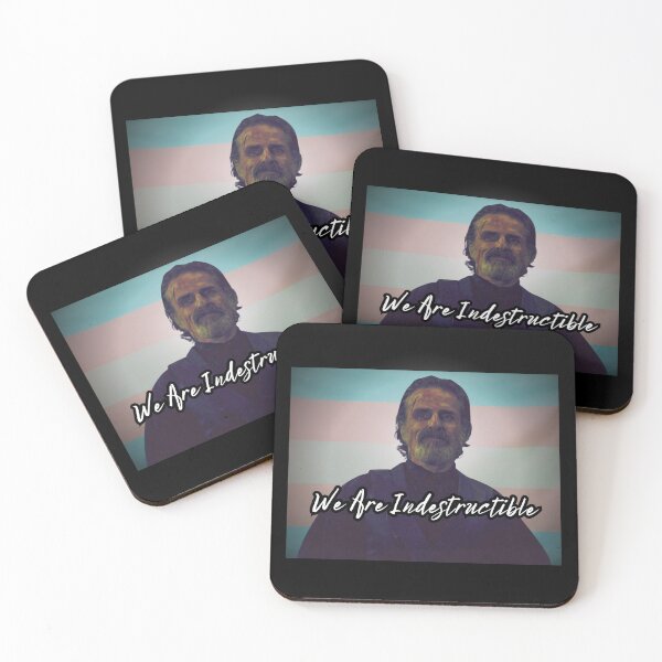 Item preview, We Are Indestructible - Trans Flag Version designed and sold by Our Flag Means Merch.