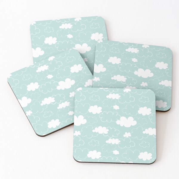 Item preview, Fluffy cloud pattern designed and sold by Jaine Drake.