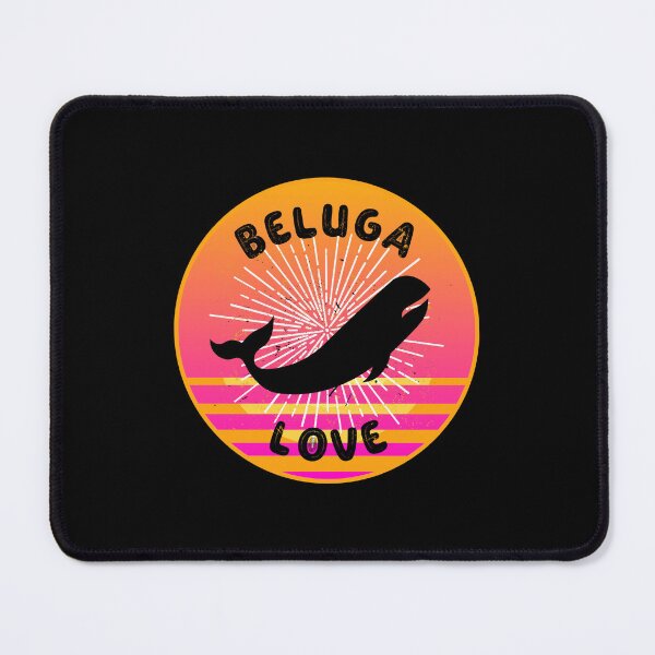 Item preview, Beluga Love Retro Illustration designed and sold by kuremureDesign.