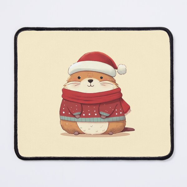 Item preview, Cute Christmas Marmot designed and sold by KAI-Studio.