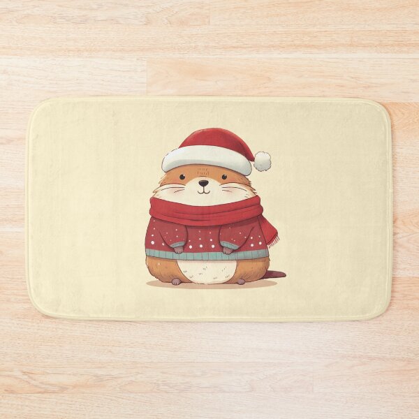 Item preview, Cute Christmas Marmot designed and sold by KAI-Studio.