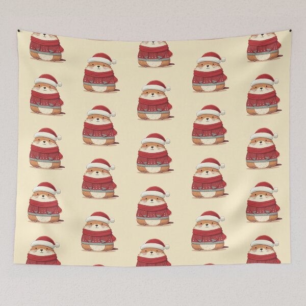 Item preview, Cute Christmas Marmot designed and sold by KAI-Studio.