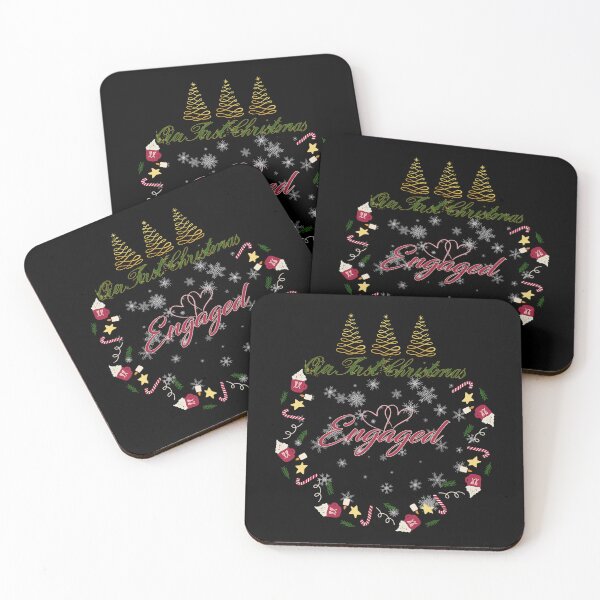 Item preview,  Our First Christmas Engaged designed and sold by EmiAndMike.
