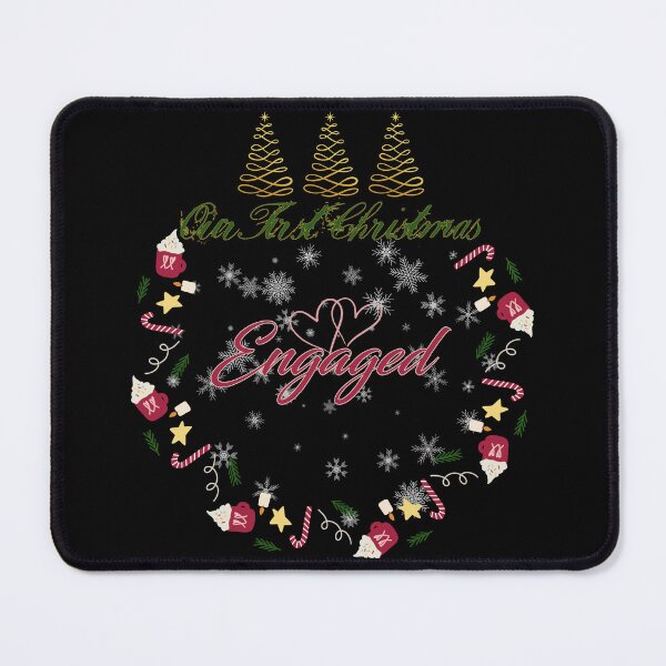 Item preview,  Our First Christmas Engaged designed and sold by EmiAndMike.