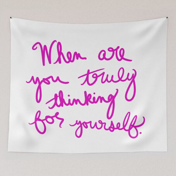Item preview, When are you truly thinking for yourself? designed and sold by abeink.