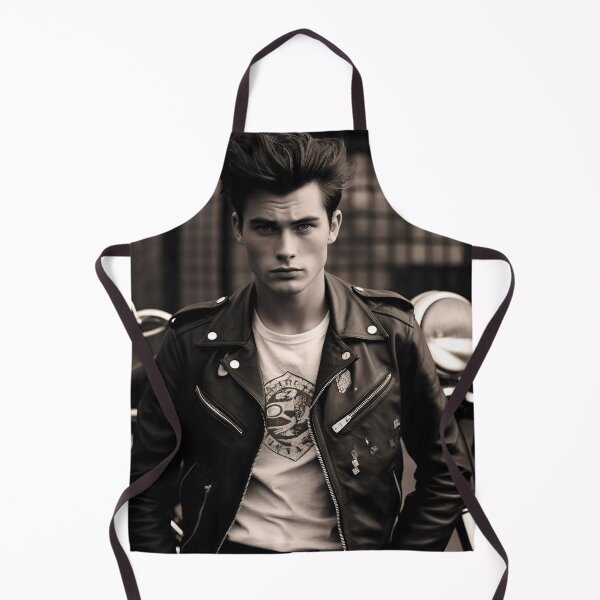Item preview, Greaser Punk Man in front of Motorcycle designed and sold by dcrc.