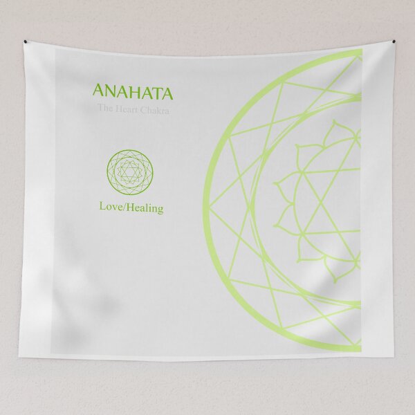 Item preview, Anahata- The heart chakra which stands for love or healing. Thw word anahata means unhurt, unstruck, and unbeaten  designed and sold by Shawlin Islam.