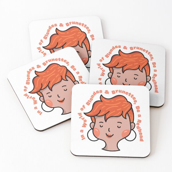 Item preview, Vibrant Redhead Sticker - Illustrated Typography Decal - Unique Red Hair Art - Custom Design for Redheads designed and sold by scstewars.