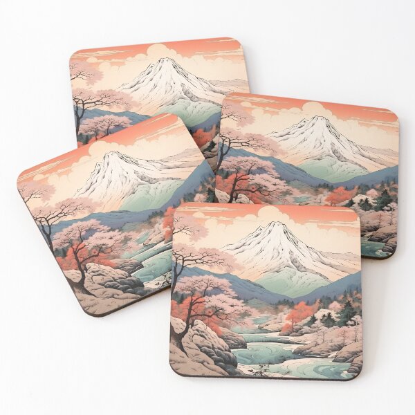 Item preview, Ukiyoe painting of mountain designed and sold by sakurashorty.