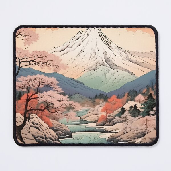 Item preview, Pintura ukiyoe de montaña. designed and sold by sakurashorty.
