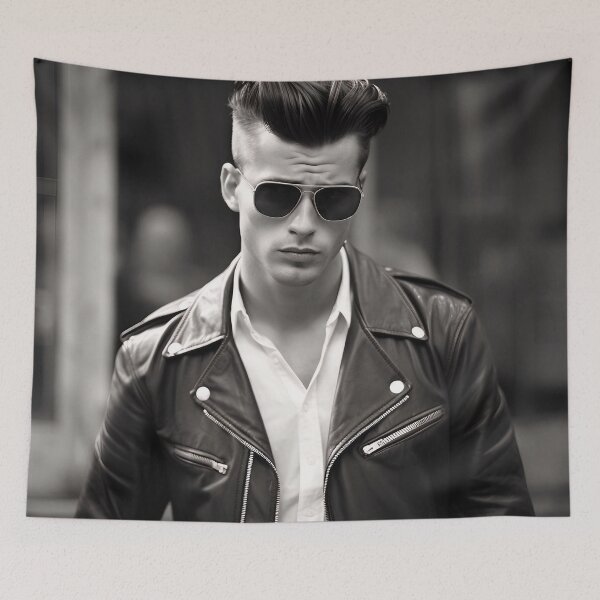Item preview, Greaser Punk Guy in Sunglasses designed and sold by dcrc.