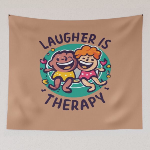 Item preview, Laughter Is Free Therapy designed and sold by UrbanGraphixs.
