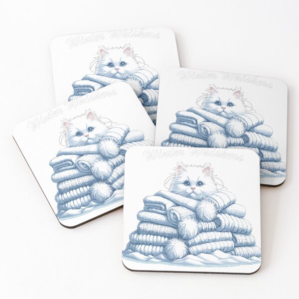 Item preview, Cat in Winter - Winter Whiskers designed and sold by LongIslandDesgn.