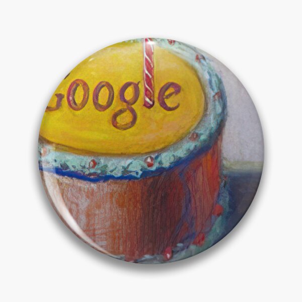 Item preview, Wayne Thiebaud - Google - 12th Birthday Cake (Doodle) - 2010 designed and sold by MARTART9.