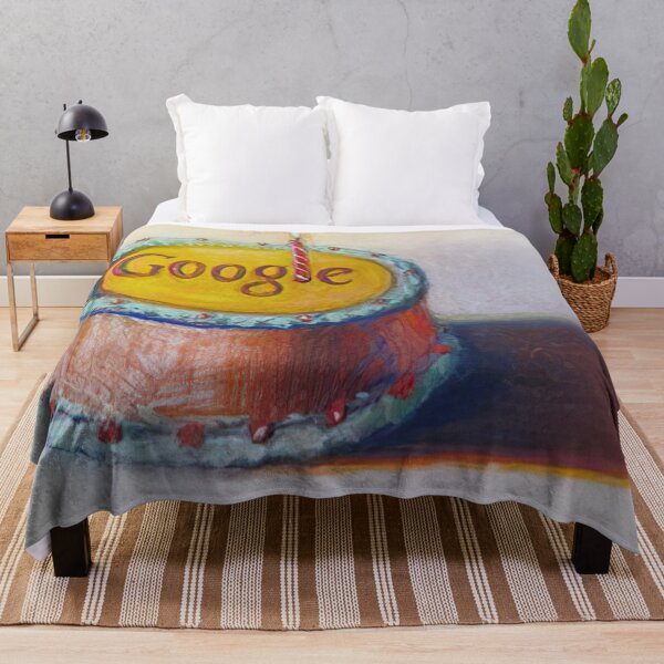 Item preview, Wayne Thiebaud - Google - 12th Birthday Cake (Doodle) - 2010 designed and sold by MARTART9.