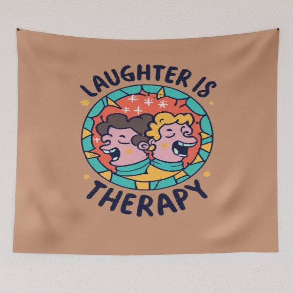 Item preview, Laughter Is Free Therapy designed and sold by UrbanGraphixs.