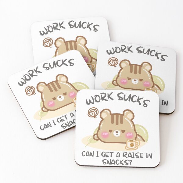 Item preview, Work Sucks can i get a raise in snacks designed and sold by cutecozynook.