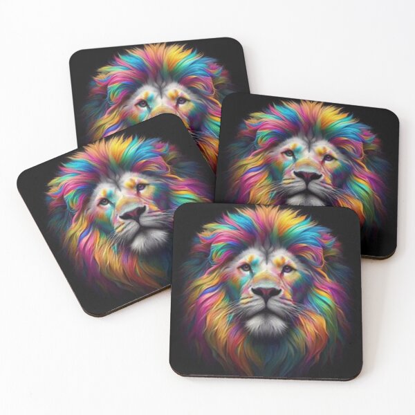 Item preview, Realistic lion full of color designed and sold by Isabellamb4444.
