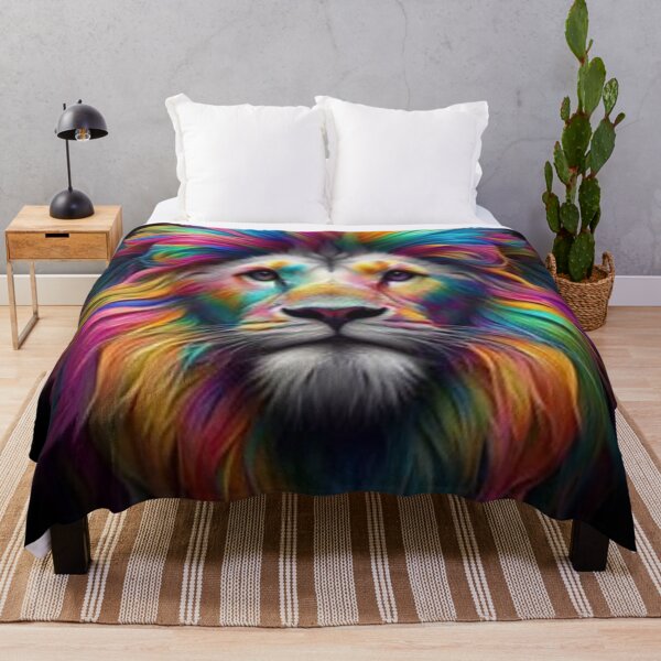 Item preview, Realistic lion full of color designed and sold by Isabellamb4444.
