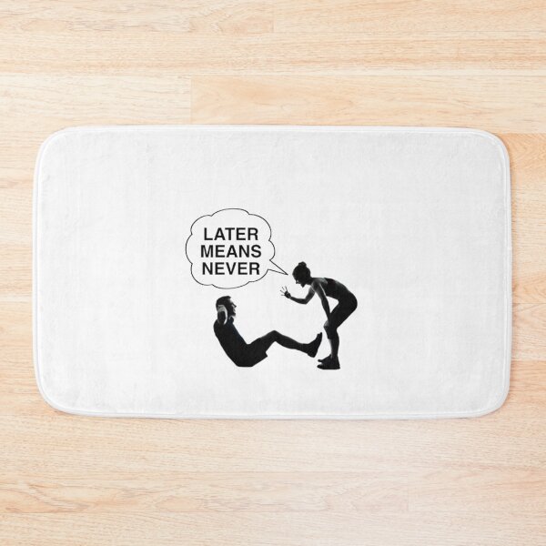 Item preview, Don't Wait for Tomorrow: Seize the Day and Live Your Dreams Today (Image of a person running towards a sunset) designed and sold by bkbh.