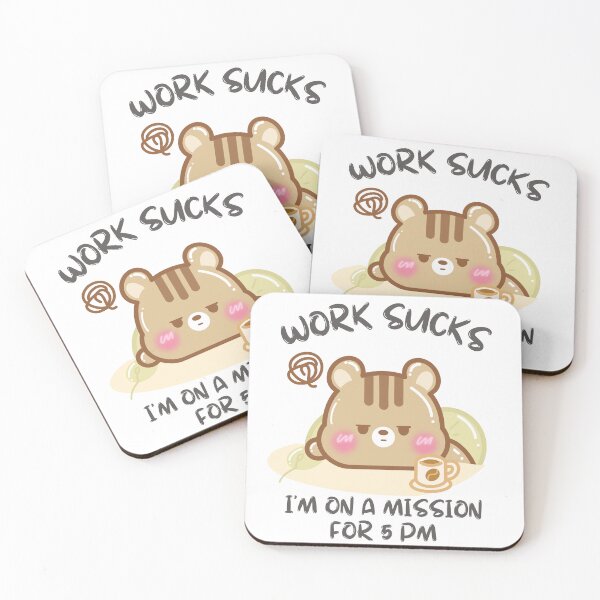 Item preview, Work Sucks Im on a Mission for 5 PM designed and sold by cutecozynook.