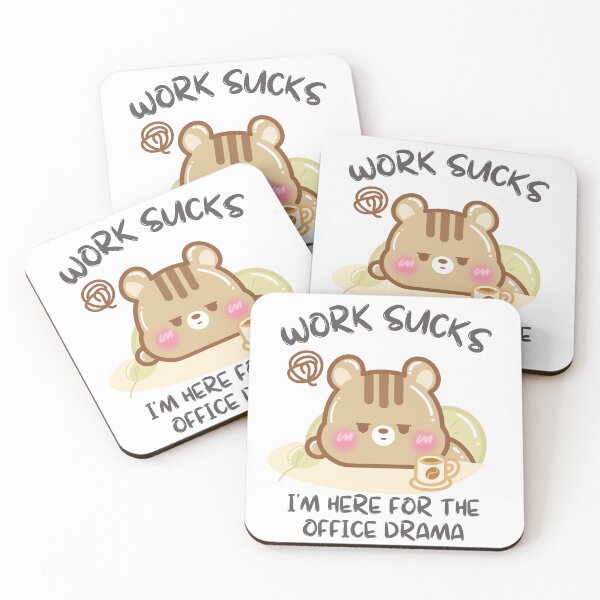 Item preview, Work Sucks Im Here for the Office Drama designed and sold by cutecozynook.