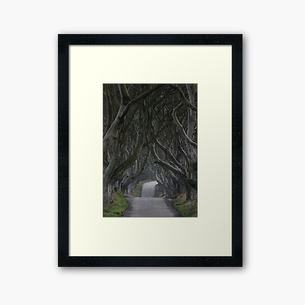 The Dark Hedges Framed Art Print