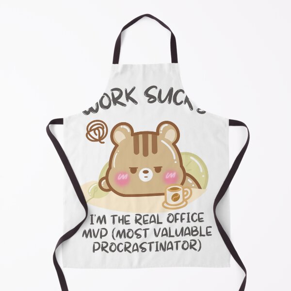 Item preview, Work Sucks Im the Real Office MVP (Most Valuable Procrastinator) designed and sold by cutecozynook.