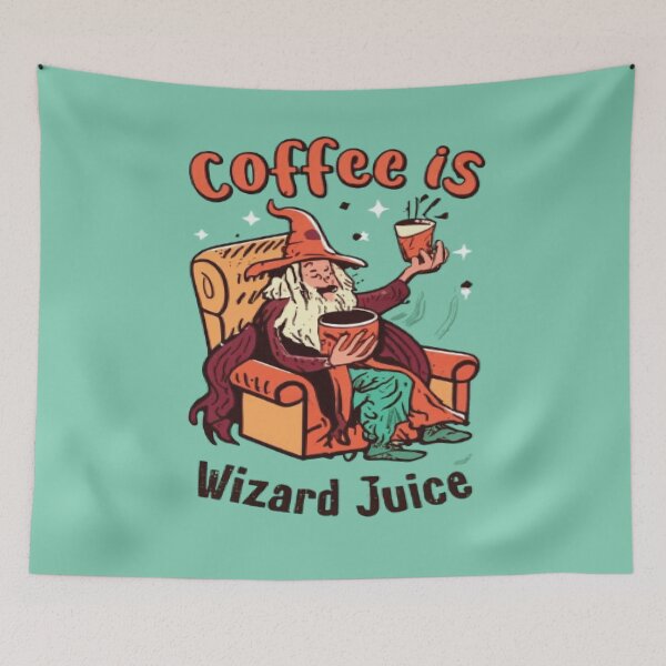 Item preview, Coffee Is Wizard Juice designed and sold by UrbanGraphixs.