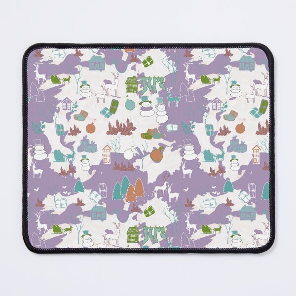 Item preview, Winter Wonderland Festivities Pattern on Purple designed and sold by ara-designs.