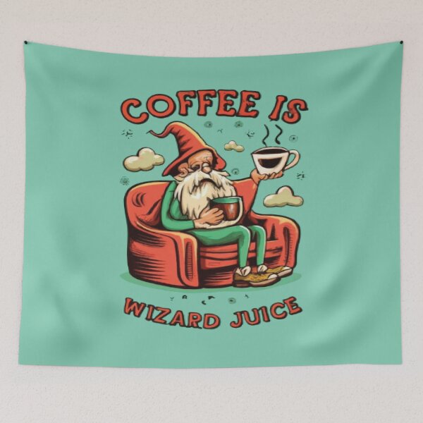 Item preview, Coffee Is Wizard Juice designed and sold by UrbanGraphixs.