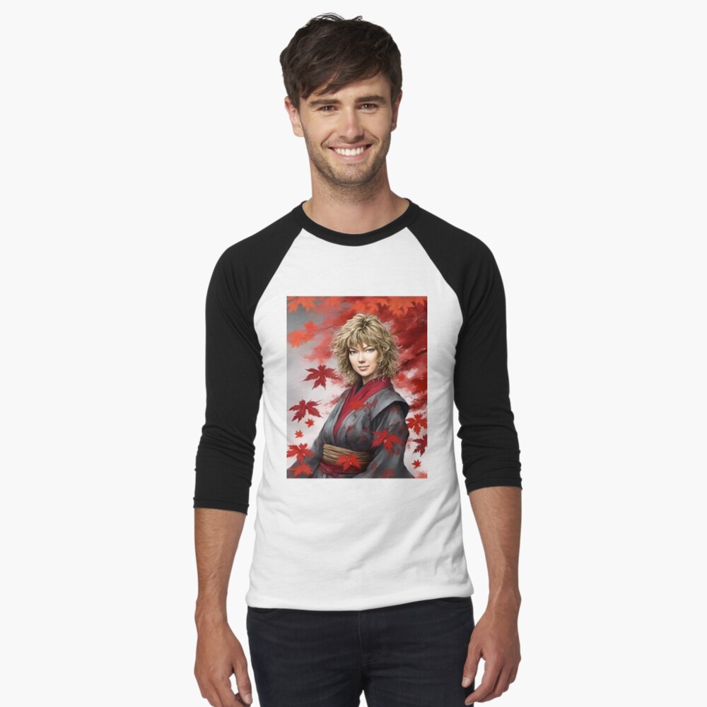 Item preview, Baseball ¾ Sleeve T-Shirt designed and sold by Takutakina.