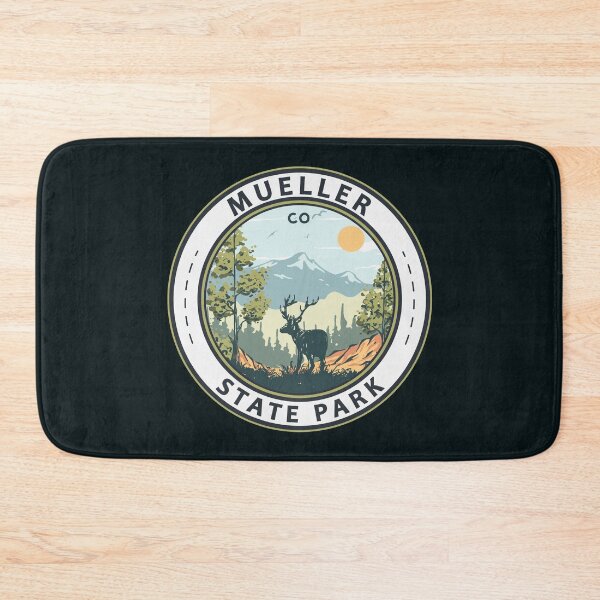 Item preview, Mueller State Park Colorado Travel Art Badge designed and sold by KrisSidDesigns.