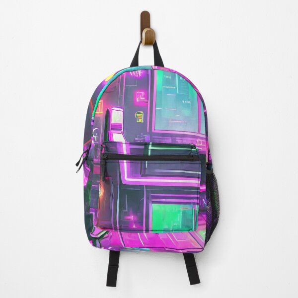 Item preview, Cyberpunk Bedroom And Gaming Room designed and sold by SilverSunStudio.