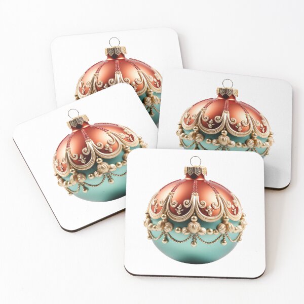 Item preview, Orange and green Christmas sphere designed and sold by ivanmejia.